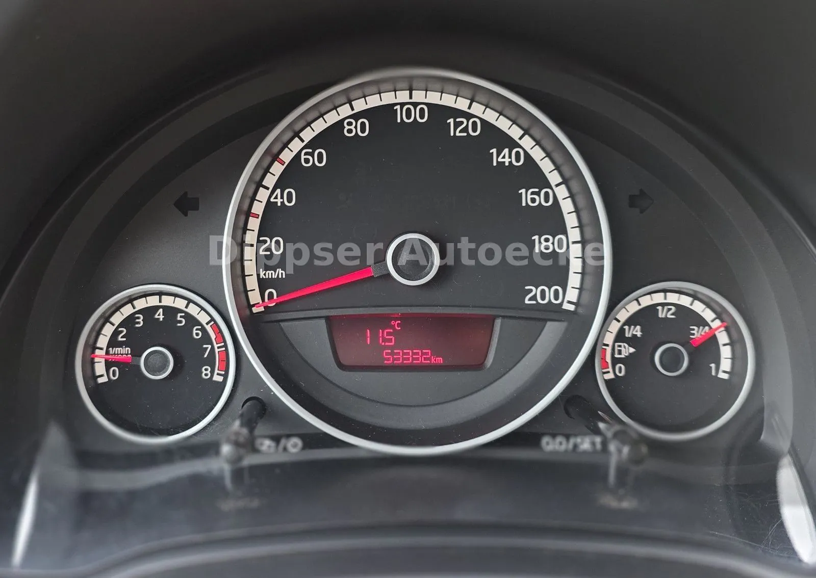 Fahrzeugabbildung Volkswagen up!_Klima_Schiebedach_Aluf. mit Allwetterr....