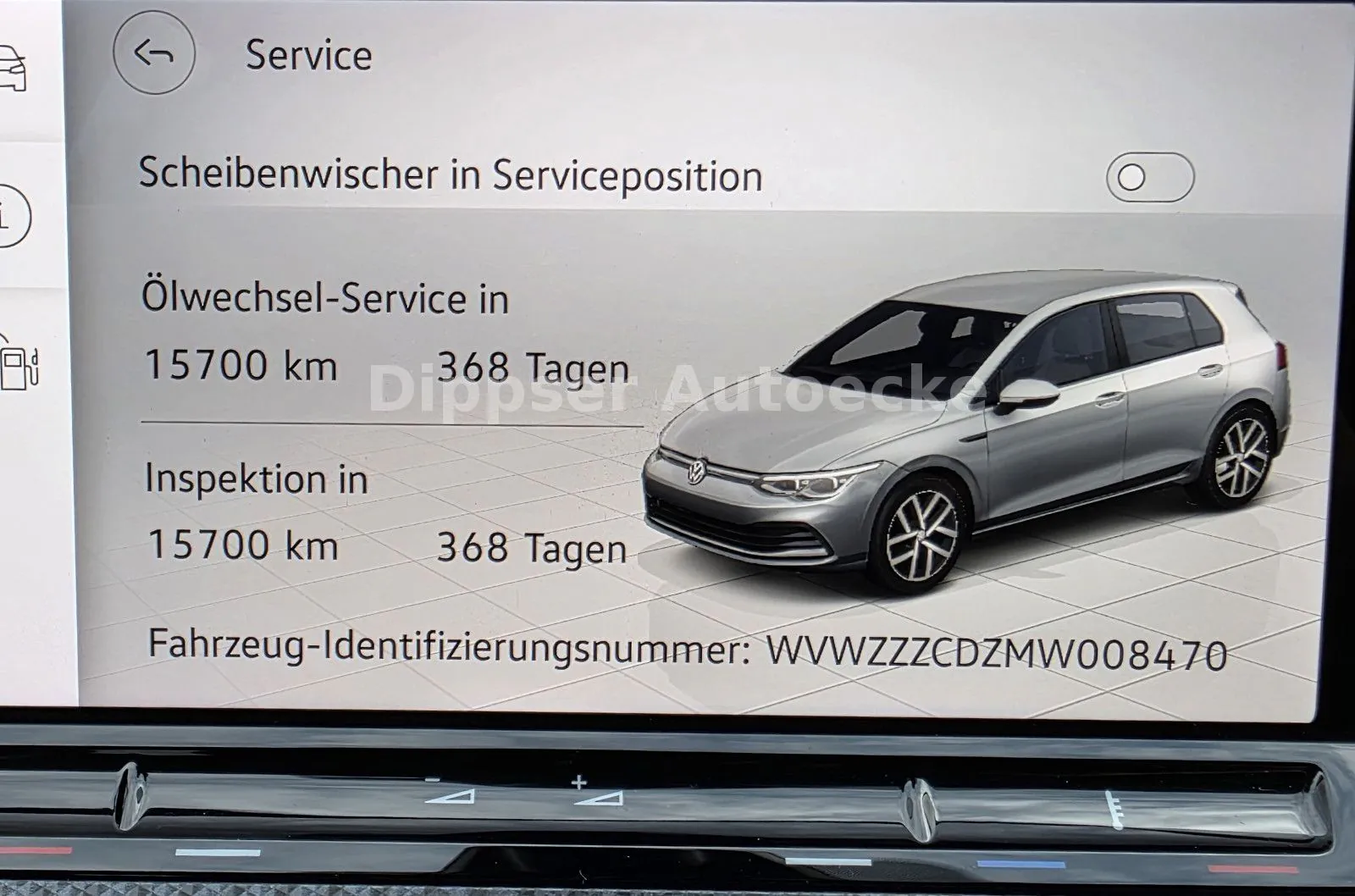 Fahrzeugabbildung Volkswagen Golf VIII Lim.