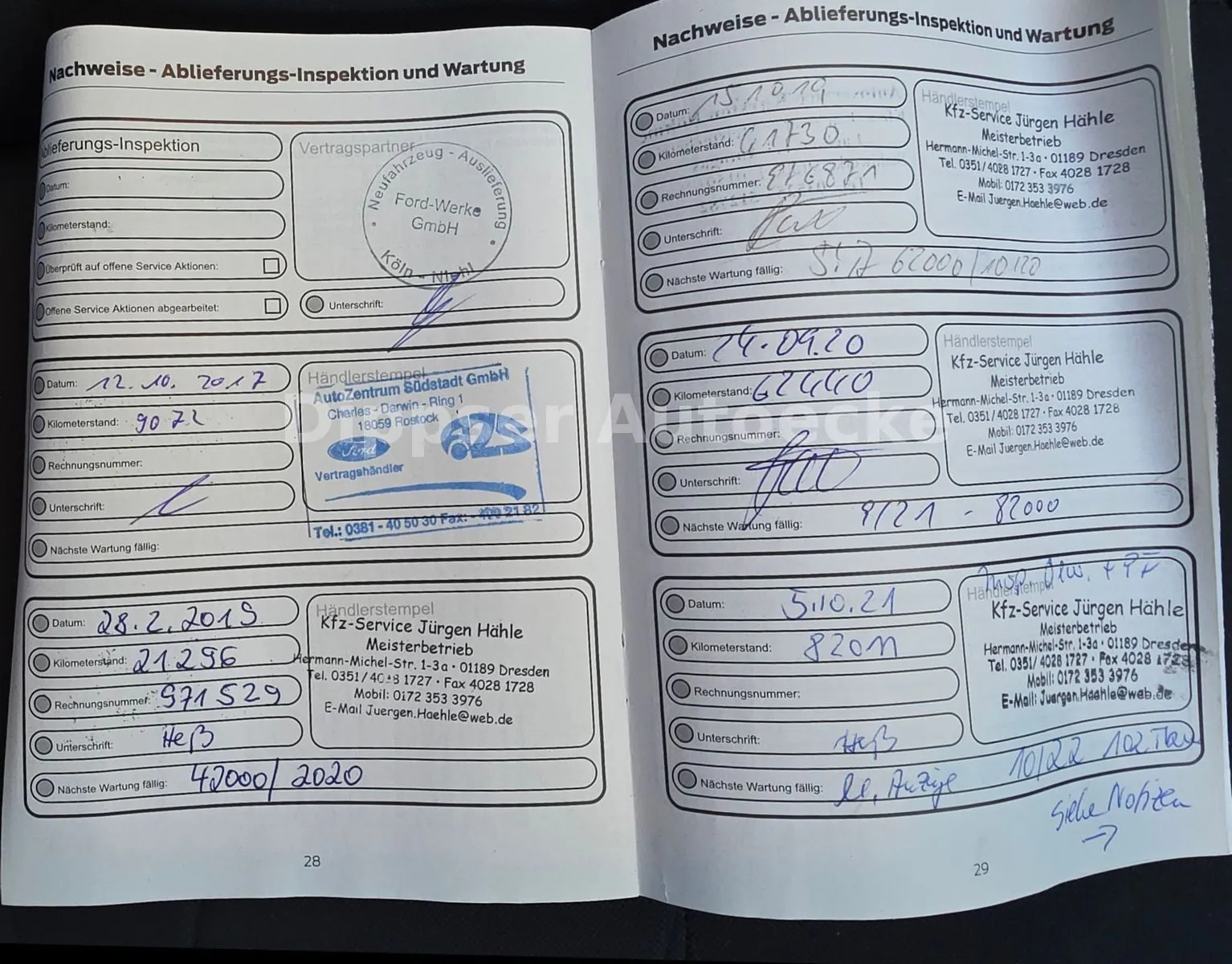 Fahrzeugabbildung Ford Fiesta